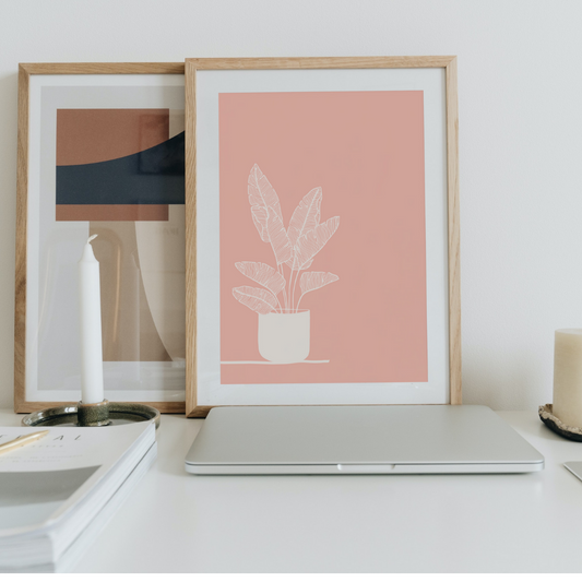 Minimalist Palm Silhouette - Wall Poster - Le Botanist